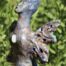 Butterfly sculpture céramique femme papillon chrysalide pierre de lune raku cosmical Florence VB sculptice céramiste dordogne