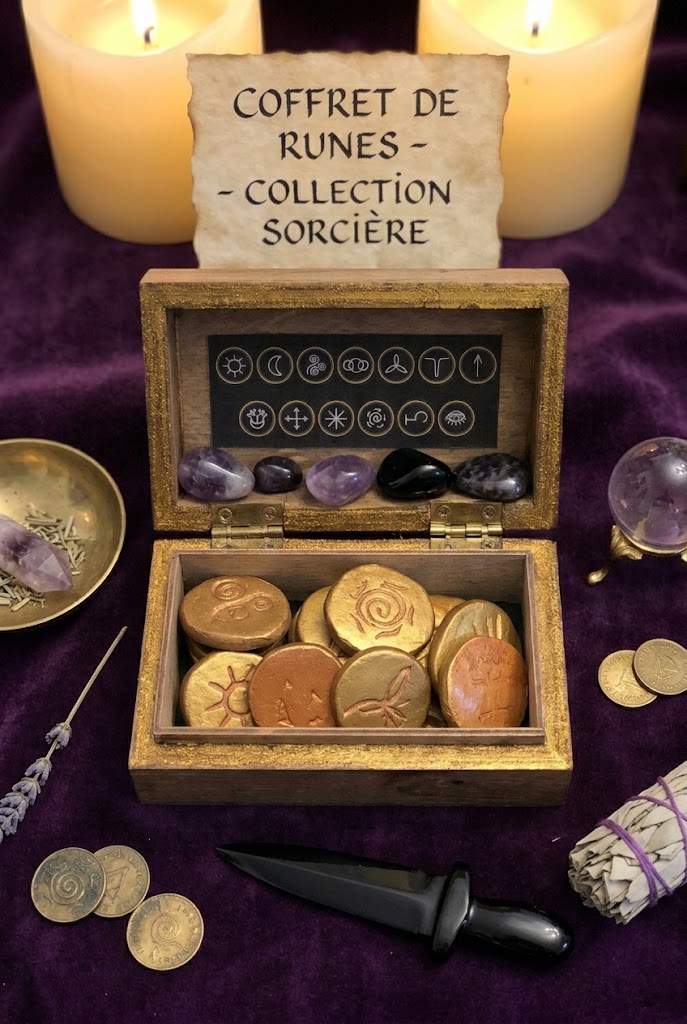 Coffret 13 runes de sorcière
